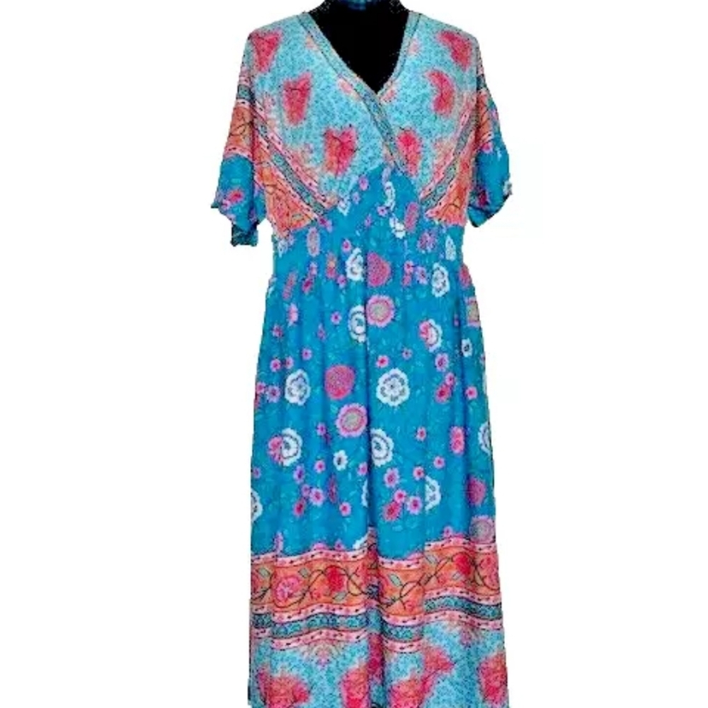 Bloomchic Floral V-Neck Dress pre-owned 14-16